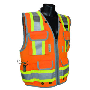 SV55 Class 2 Orange Two Tone Engineer Safety Vest