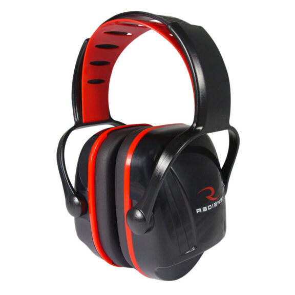 X-Caliber™ 22 Black & Red Youth Earmuffs