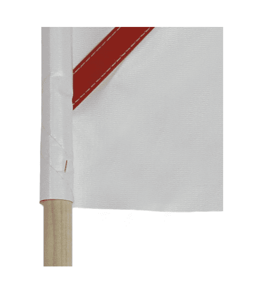 Solar Masters - Airport Safety Flags - White Dowel Solar Masters - Airport Safety Flags - White Dowel