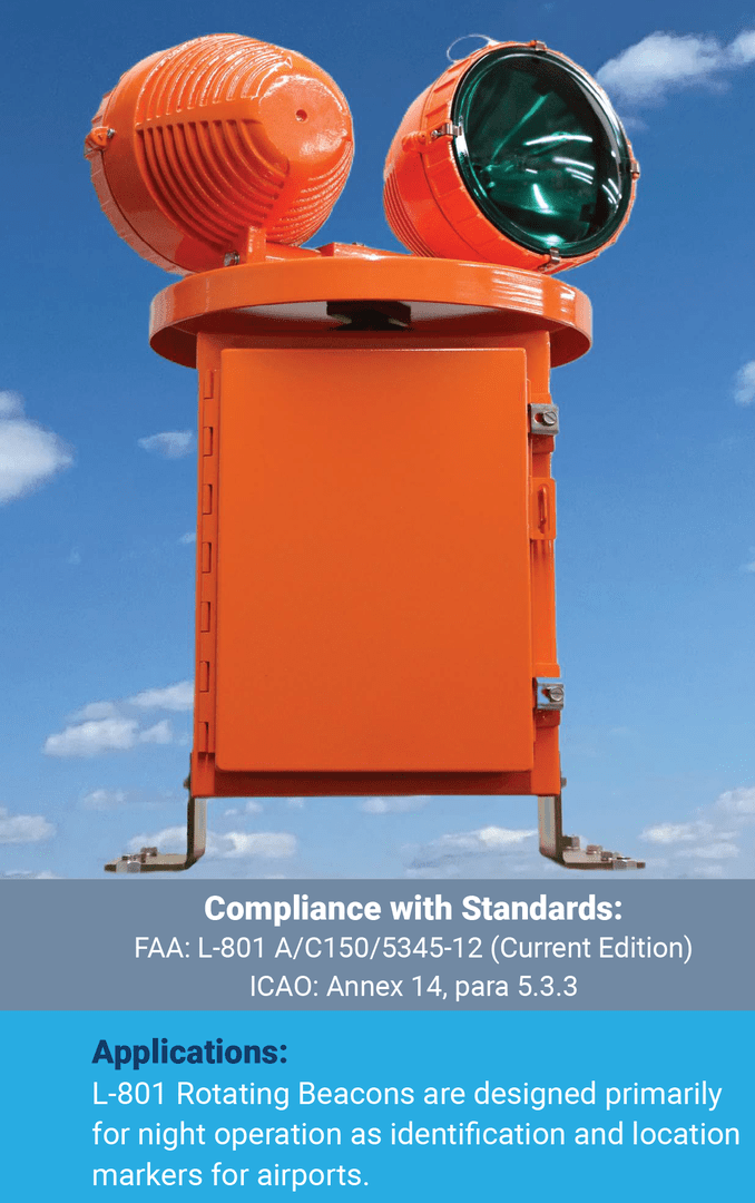 L801 Airport Rotating Beacon L-801A HBM 150/2