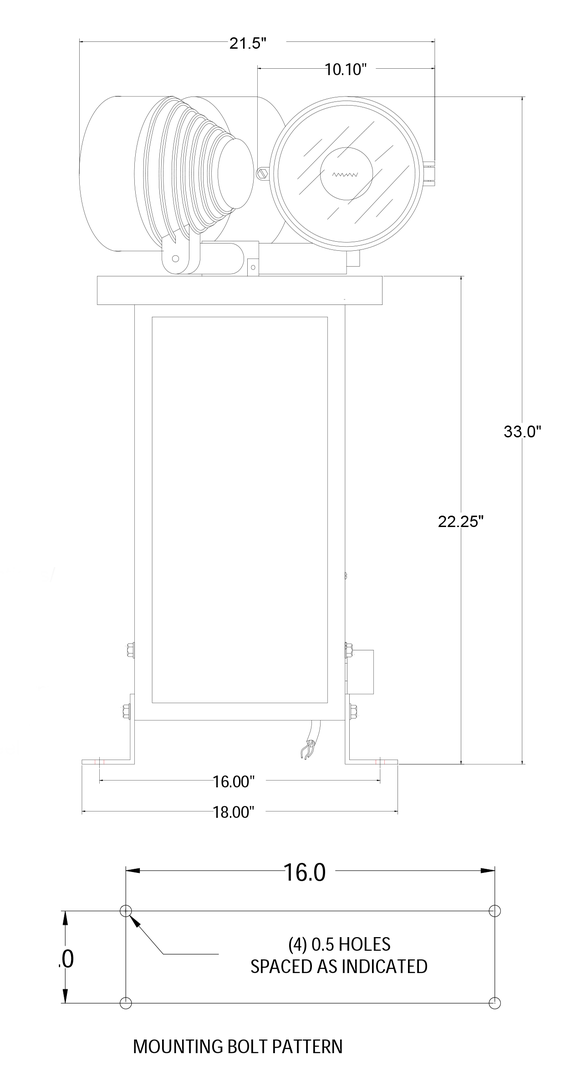 Heliport Rotation Beacon L-801H L-802H HBM 150/3