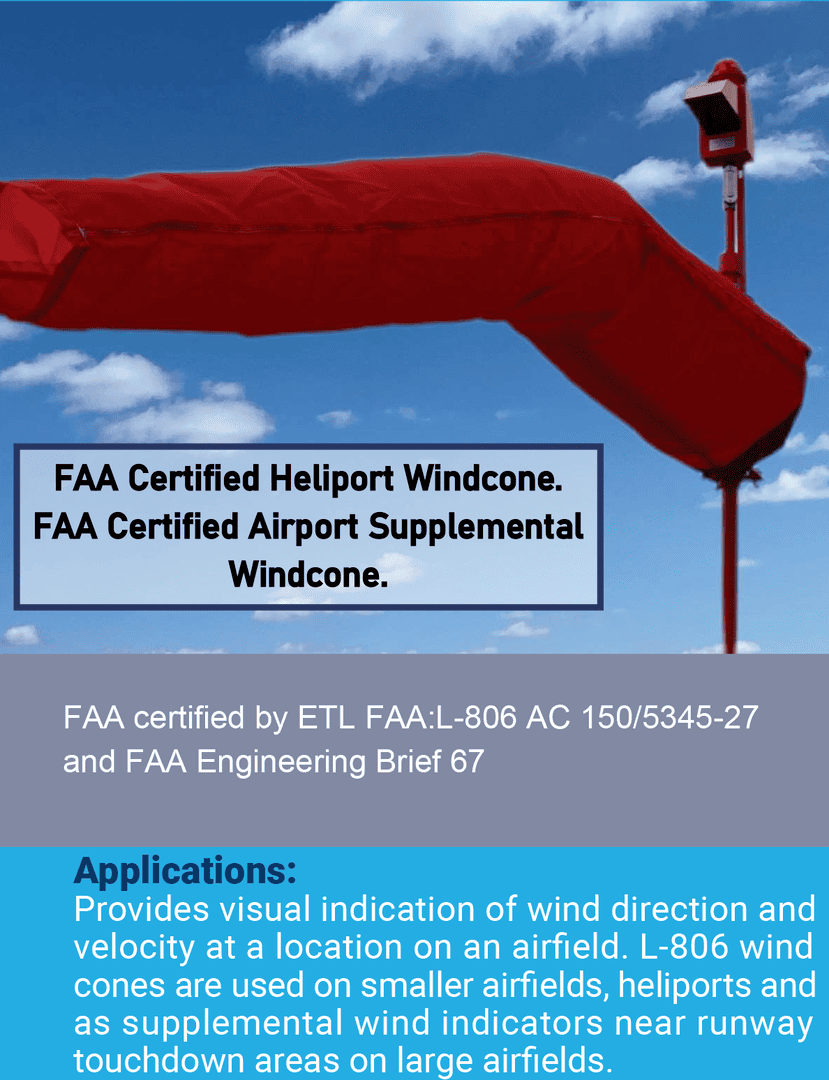 Vertical Wind Cone L-806