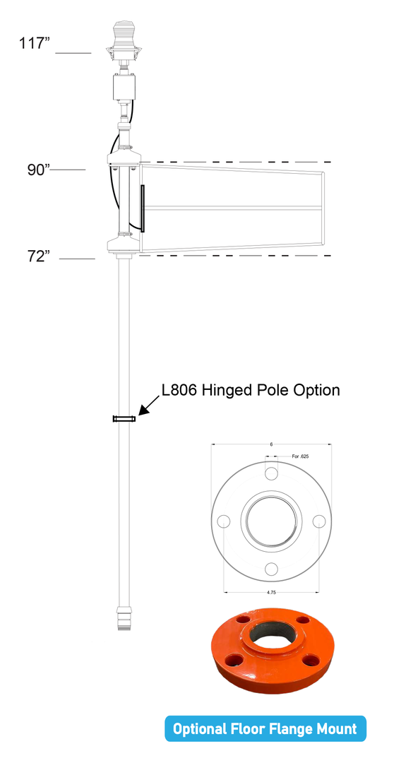 Vertical Wind Cone L-806