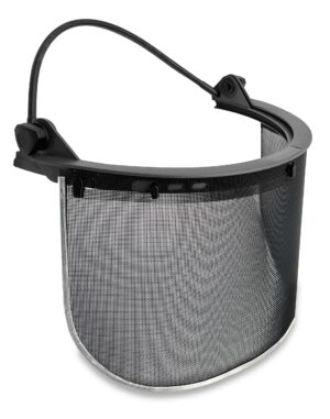 Full Brim Mesh Face Shield with Bracket