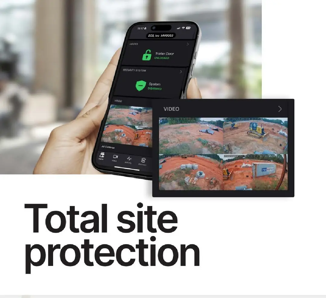 Sharpvue Mobile Security Trailer Deployed