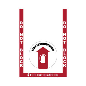 stop-painting-fire-extinguisher-floor-marking-kit-Incl.-3pc.-red-bkgd:white-text-border(2)-and-17.5-sign