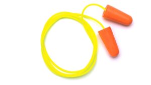 Disposable Corded Foam Earplugs, 31 NRR - Box of 100 Pairs