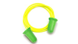 Disposable Corded Foam Earplugs, 30 NRR - Box of 100 Pairs