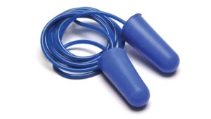 Metal-Detectable Disposable Corded Earplugs, 30 NRR - Box of 100 Pairs