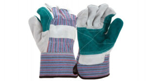 Pyramex GL1006W Select Split Cowhide Double Palm Safety Gloves