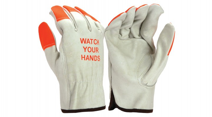 GL2002K Value Cowhide High-Visibility Driver Safety Gloves