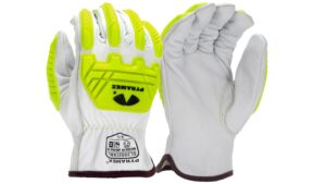 GL3002CKB Premium Goatskin A4 Cut Level 2 Impact Safety Gloves