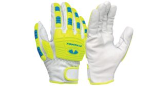 Pyramex GL3004CW Goatskin Driver A7 Cut Level 1 Impact Safety Gloves