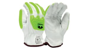 GL3006CKFB Insulated Premium Goatskin HPPE A5 Cut Level 2 Impact Safety Gloves