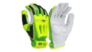 GL3012CB Premium Goatskin Driver Para-Aramid A6 Cut Level 2 Impact Safety Gloves