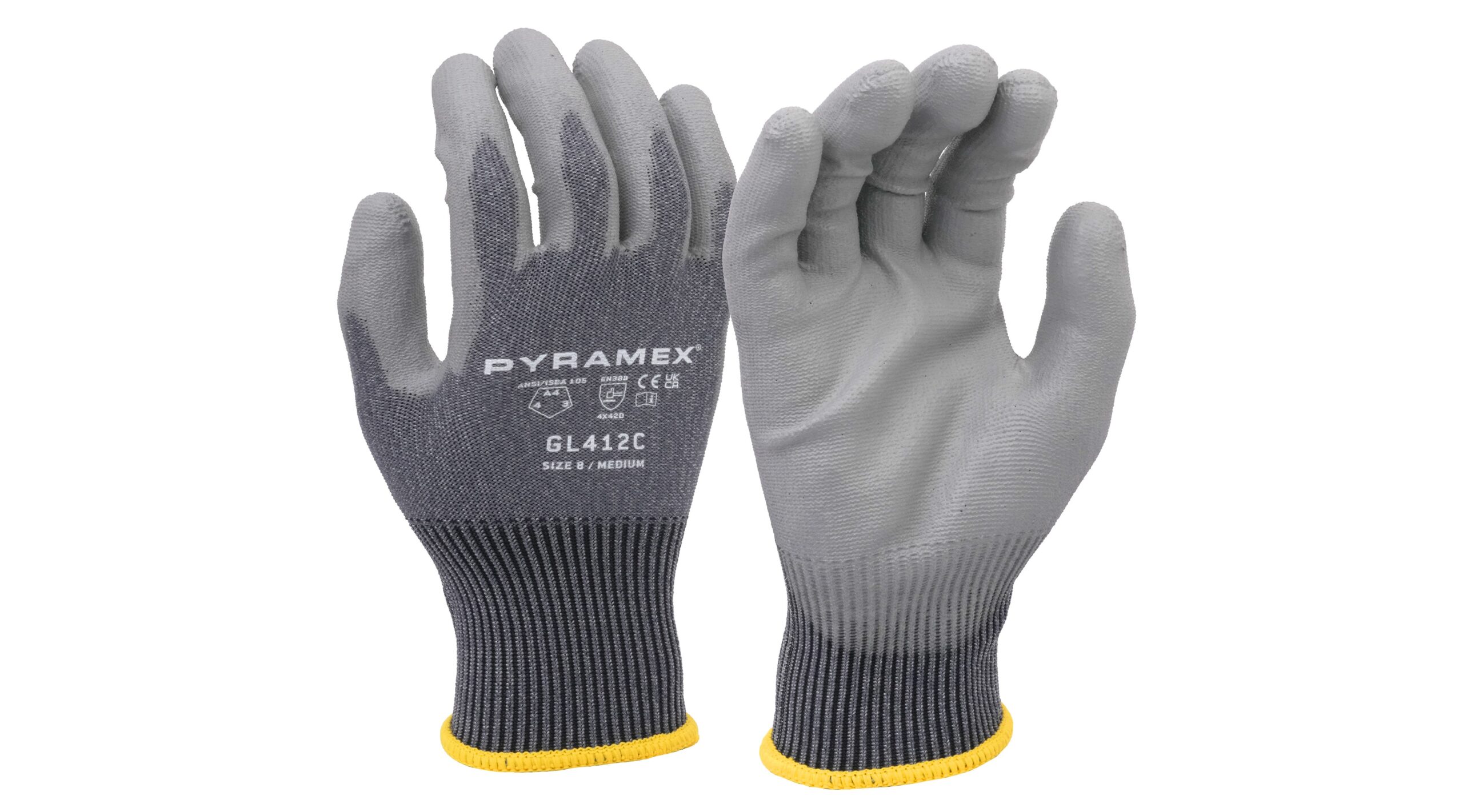 GL412C Polyurethane A4 Cut Safety Gloves