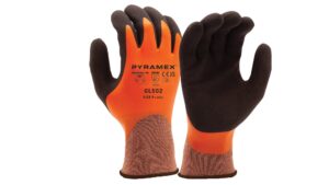 GL502 Double Dipped Sandy Smooth Latex Safety Gloves