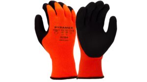 GL504 Insulated Sandy Latex A2 Cut Safety Gloves