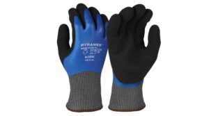 GL509C Insulated Double Dipped Sandy Smooth Latex A6 Cut Safety Gloves