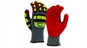 GL609C Sandy Nitrile A6 Cut Level 2 Impact Safety Gloves
