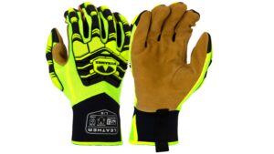GL805HT Genuine Leather Level 2 Impact Safety Gloves