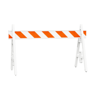 Plastic A-Frame Barricade