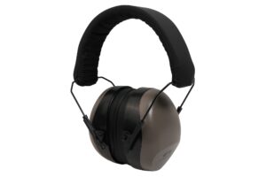 PM80 Series Low-Profile Fold-Away Passive Earmuffs, 25 NRR