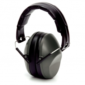 PM90 Series Low-Profile Fold-Away Passive Earmuffs, 24 NRR