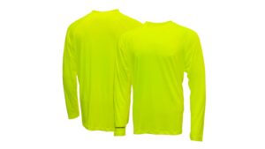 RLP1NS Non-Rated Long Sleeve Moisture-Wicking Safety Shirt