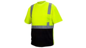 RTS21B Type R Class 2 Black-Bottom Safety T-Shirt