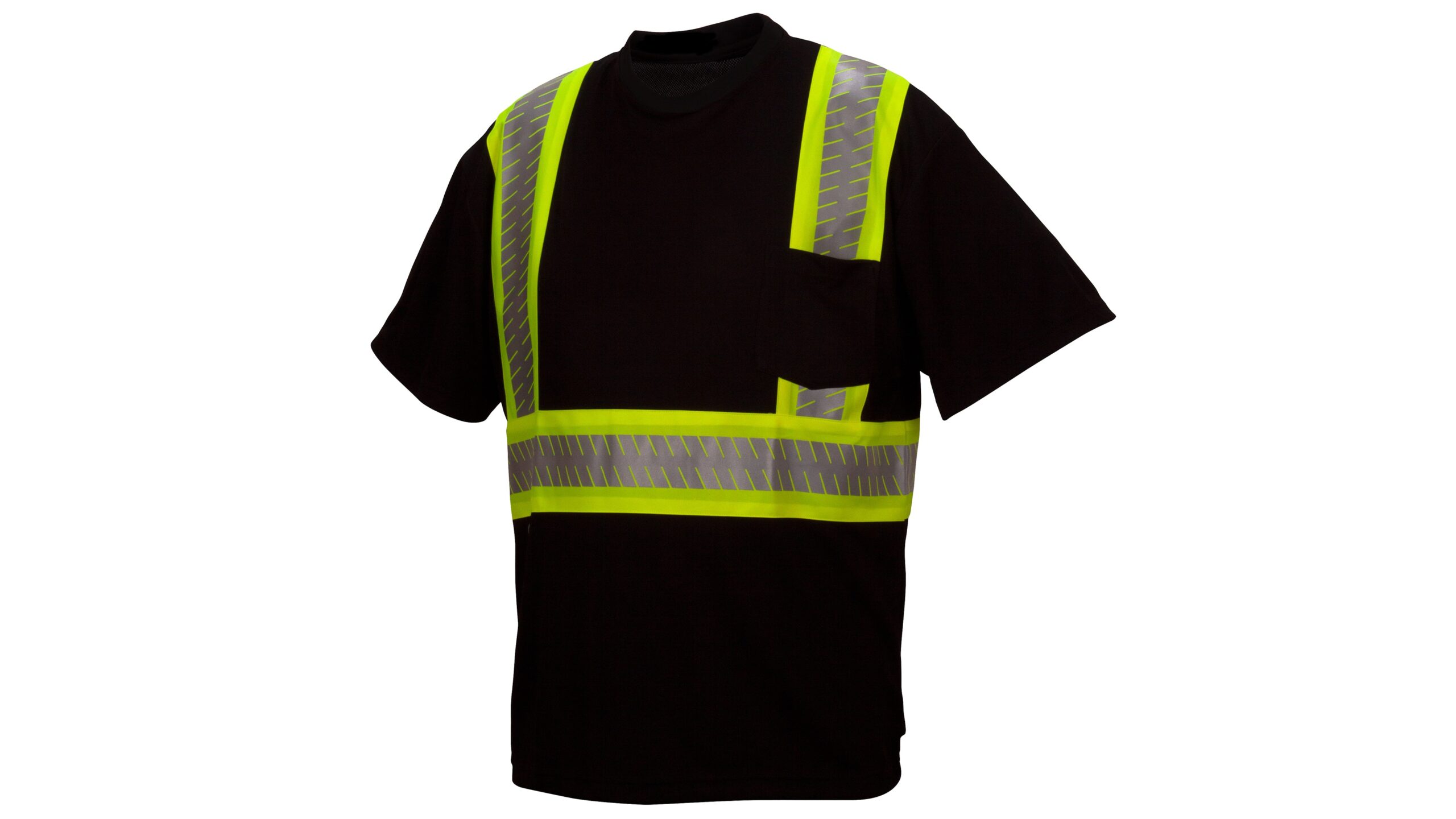 RTS23 Type O Class 1 Black Reflective Safety T-Shirt