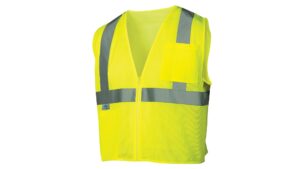 RVZ21 Type R Class 2 Zippered Mesh Safety Vest