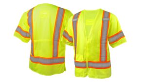 RVZ38BR Type R Class 3 Adjustable Breakaway Mesh Safety Vest
