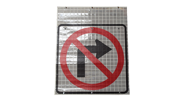 Cone Bar Roll-Up Sign - Image 3