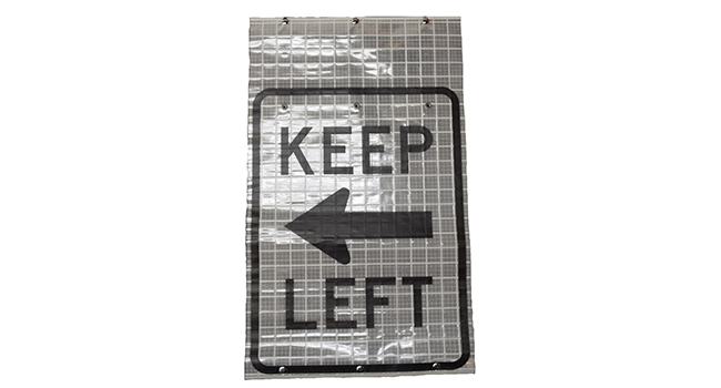 Cone Bar Roll-Up Sign - Image 5