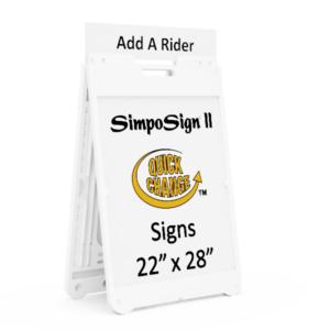 SimpoSign II Portable A-Frame Sign Stand