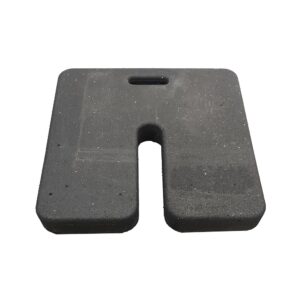 Stackable Rubber Ballast Base Weight for Portable Displays