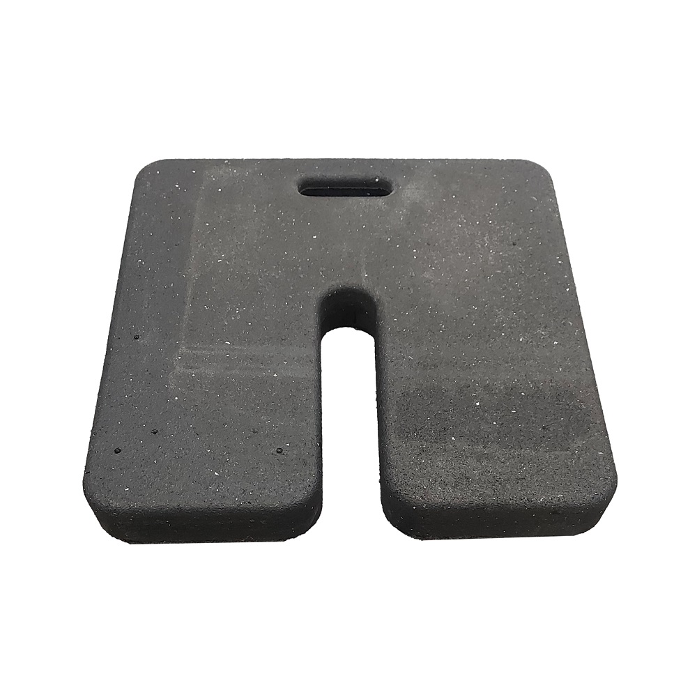 Stackable Rubber Ballast Base Weight for Portable Displays