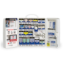 Large Food Industry First Aid Cabinet with SmartTab ezRefill System - Plastic