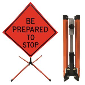 Compact Springless Sign Stands