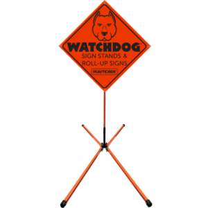 Medium-Height Steel Springless Sign Stand