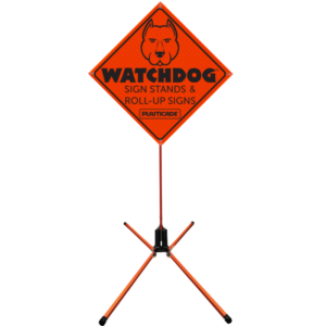 Heavy-Duty Steel Double-Spring Sign Stand