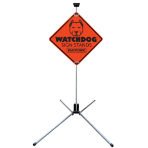 Heavy-Duty Double-Spring Sign Stand for Rigid Aluminum Signs