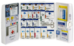 Medium Food Industry First Aid Cabinet with SmartTab ezRefill System - Metal