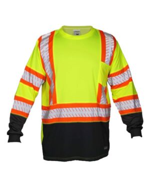 Premium Brilliant Contrast Long Sleeve Class 3 T-Shirt