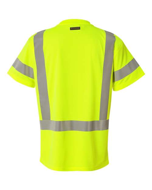 Short Sleeve Class 3 High-Visibility T-Shirt - Image 2