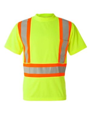 Flat Stitch Panel Class 2 High-Visibility T-Shirt