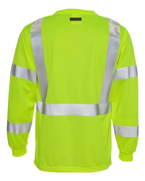 Long Sleeve Class 3 High-Visibility T-Shirt - Image 2