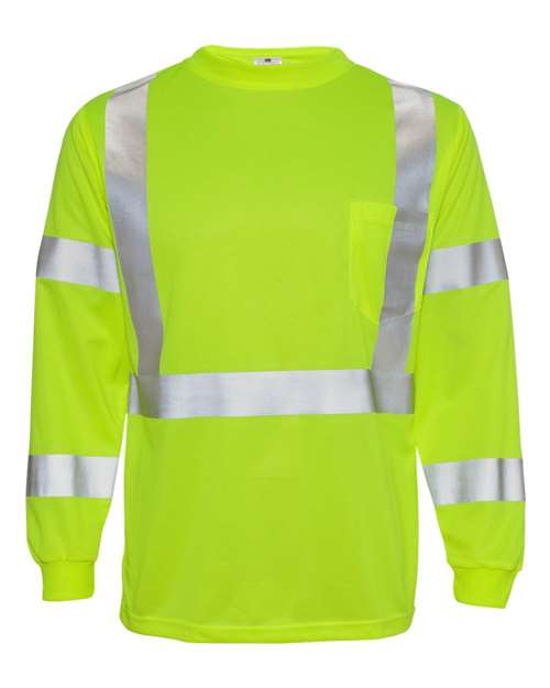 Long Sleeve Class 3 High-Visibility T-Shirt