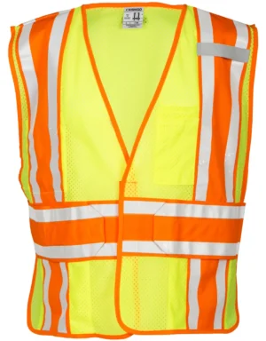 4 Season Adjustable Mesh Breakaway Class 2 Safety Vest